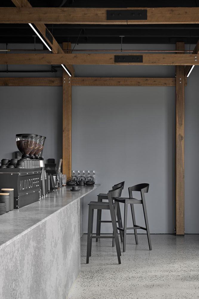news: suil reimagines klim coffee roasting co. with a grid and box