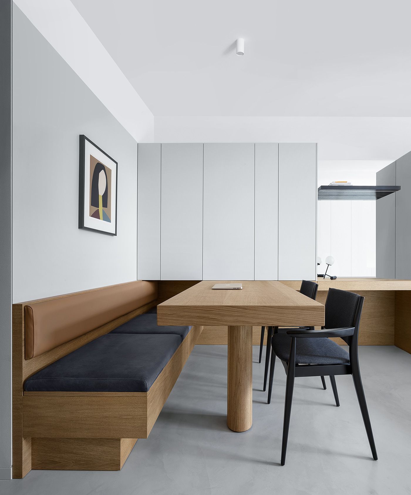 using bright white to turn a small apartment into minimalistic haven ...