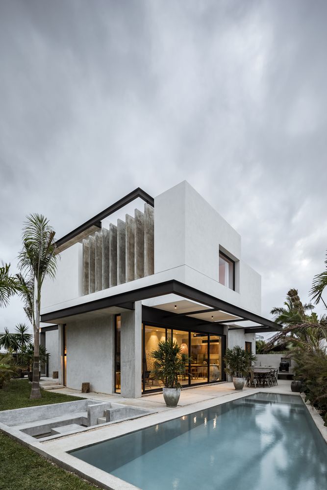 taff arquitectos define the romantic house in polished concrete | the ...