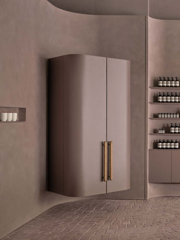 news: atelier suasua blends earthy elements and subtle rose at aesop ...