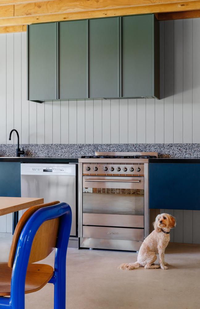 green and vibrant bundeena house is a prototype for a sustainable holiday home project by tribe