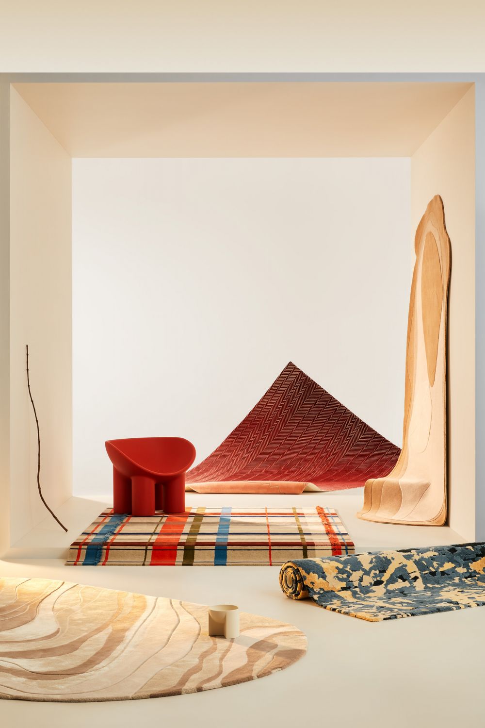 forma rugs explores sunset and surreal patterns: product by tsar ...