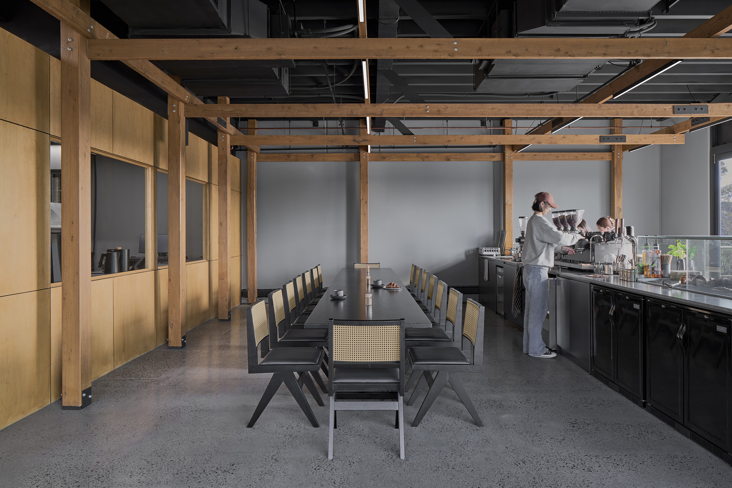 news: suil reimagines klim coffee roasting co. with a grid and box