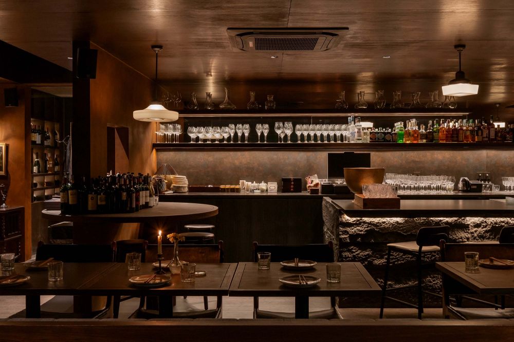 moody interiors and skylight, classic elegance redefined at le papi ...