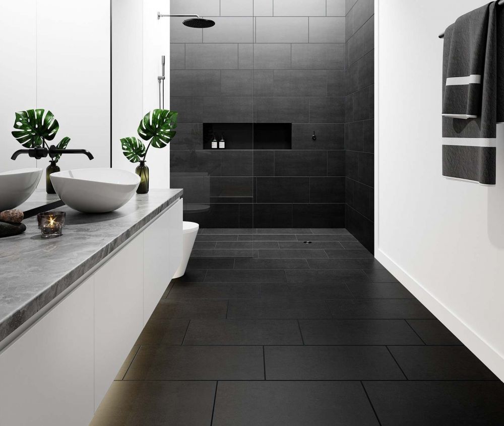 tips: 5 essential guide to design dramatic bathrooms in dark shades ...