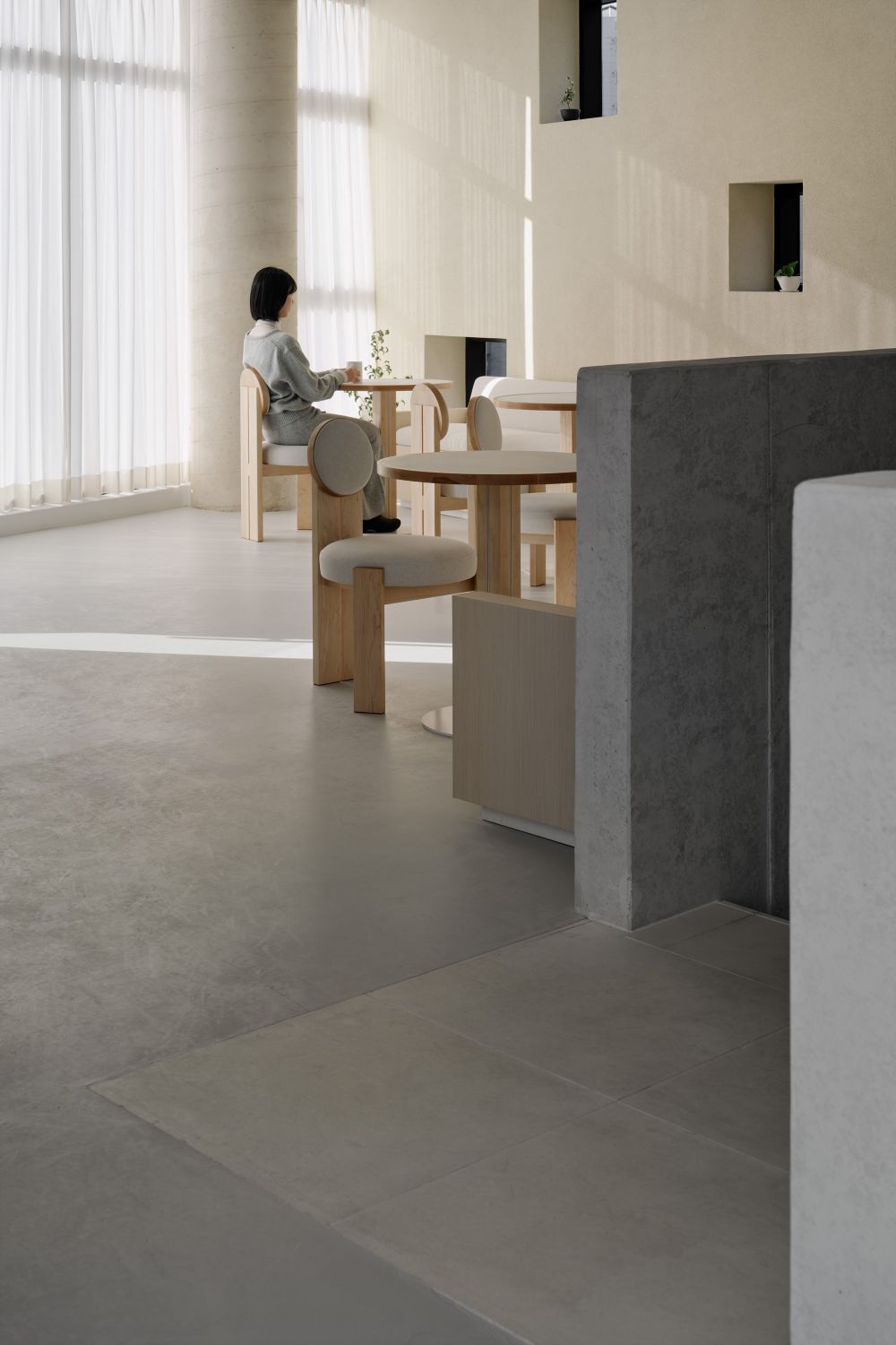 news: kkol studio infuses scandinavian minimalism into korean ozbe cafe ...