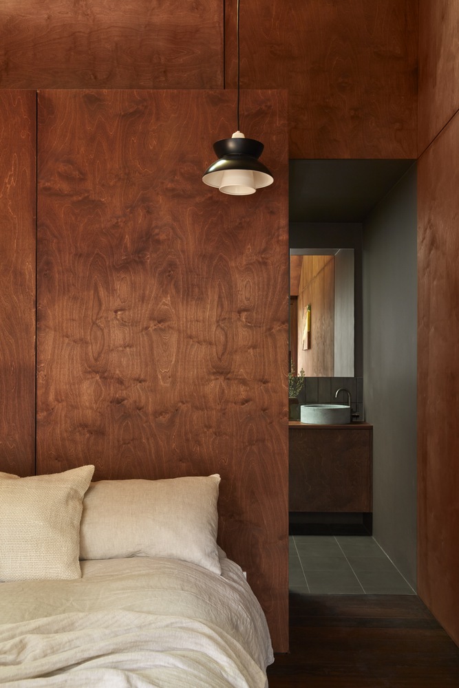shadow house accentuates luminous serenity with wood and natural light ...