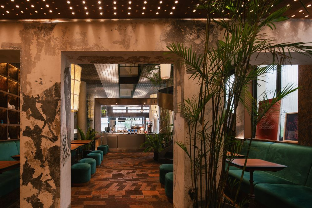 heritage restaurant reimagined through biophilic sculptural design ...