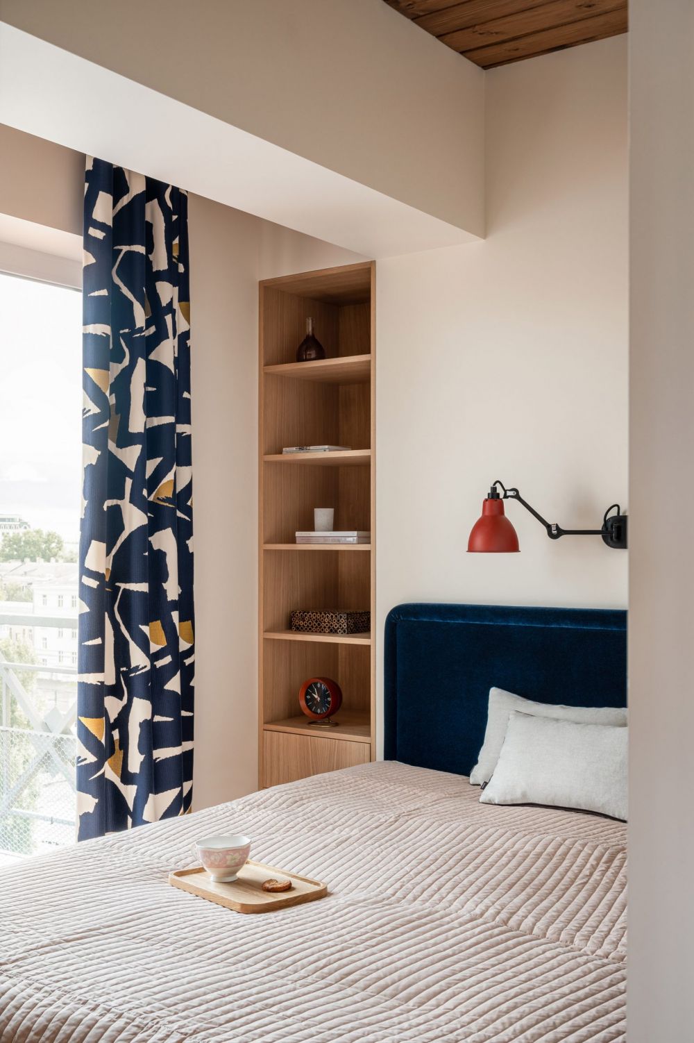 inside yana molodykh's all-wooden apartment in kyiv | the design story