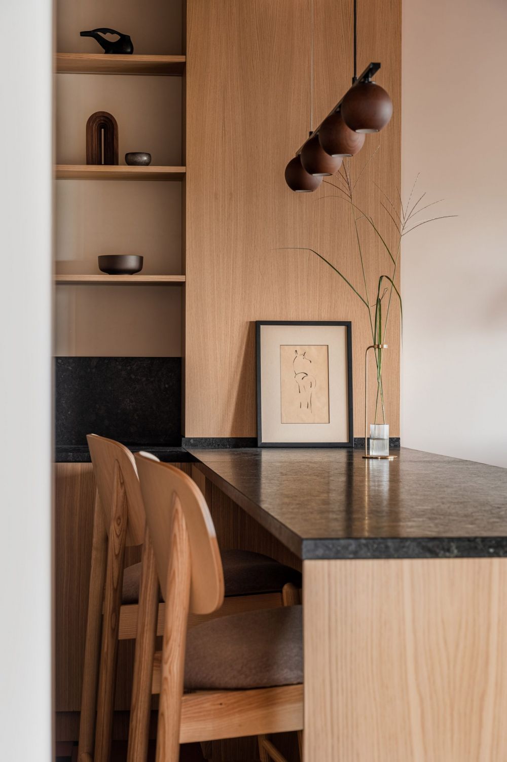 inside yana molodykh's all-wooden apartment in kyiv | the design story