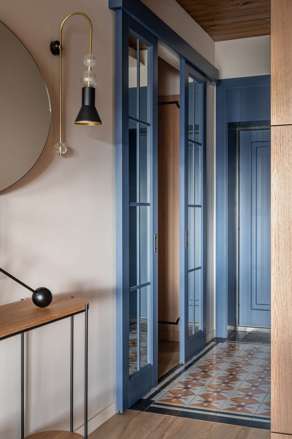 inside yana molodykh's all-wooden apartment in kyiv | the design story