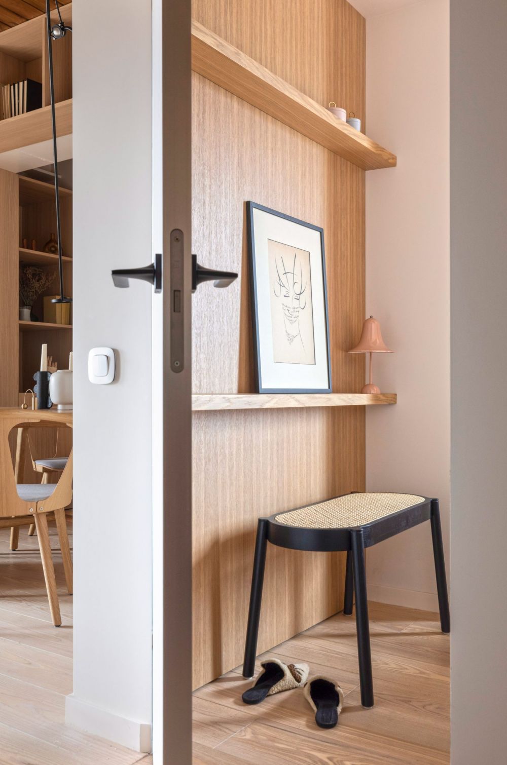 inside yana molodykh's all-wooden apartment in kyiv | the design story