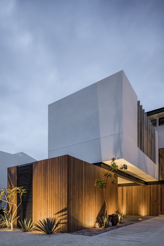 taff arquitectos define the romantic house in polished concrete the